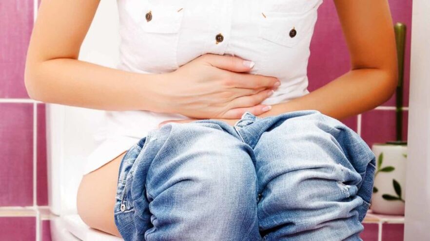 Intestinal Stéierungen am Fall vun der Oflehnung vum Fëmmen